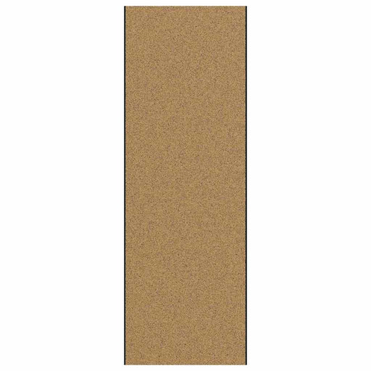 Fußmatte Creme und Schwarz 120 x 350 cm Polyamid und PVC