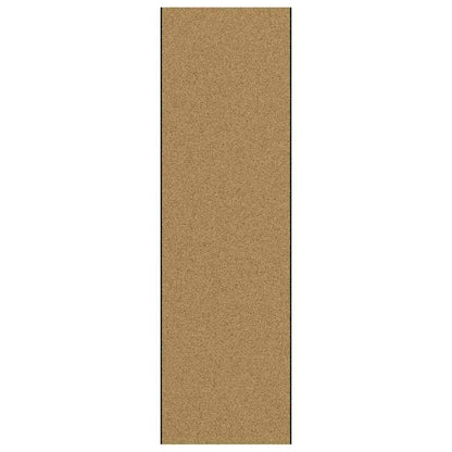 Fußmatte Creme und Schwarz 120 x 400 cm Polyamid und PVC