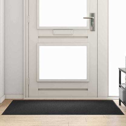 Fußmatte Schwarz 90 x 150 cm Polypropylen und Vinyl