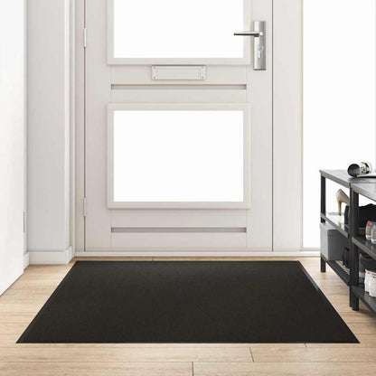 Fußmatte Schwarz 120 x 180 cm Polypropylen und Vinyl