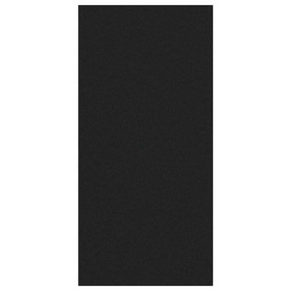 Fußmatte Schwarz 120 x 250 cm Polypropylen und Vinyl