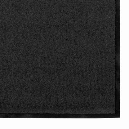 Fußmatte Schwarz 120 x 400 cm Polypropylen und Vinyl