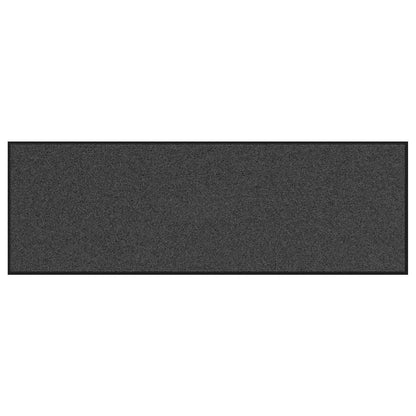 Fußmatte Anthrazit und Schwarz 60 x 180 cm
