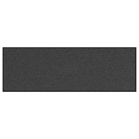 Fußmatte Anthrazit und Schwarz 60 x 180 cm