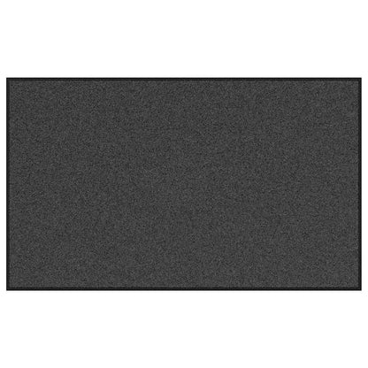 Fußmatte Anthrazit und Schwarz 90 x 150 cm