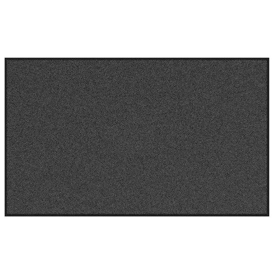 Fußmatte Anthrazit und Schwarz 90 x 150 cm