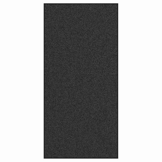 Fußmatte Anthrazit und Schwarz 120 x 250 cm