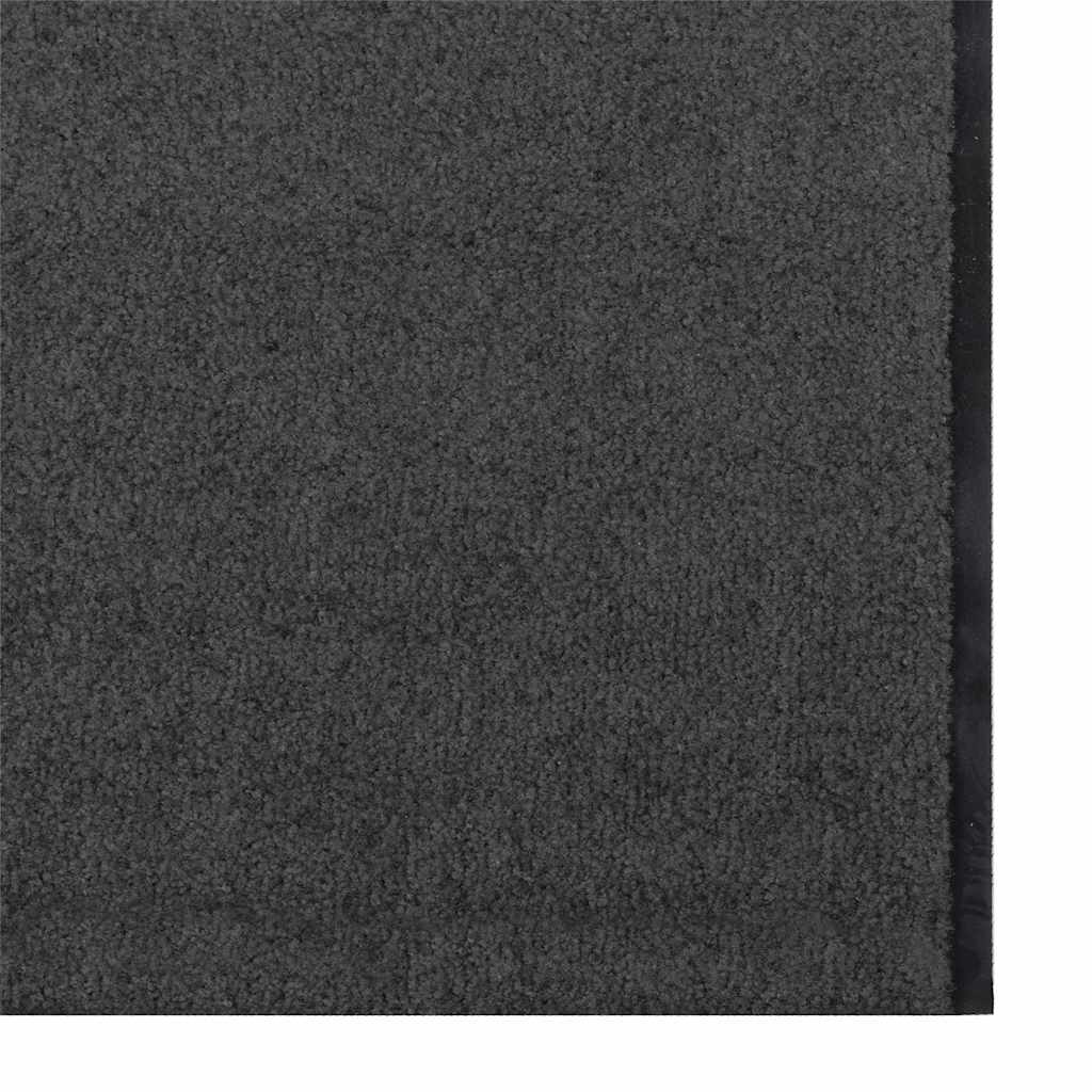 Fußmatte Sonstiges Anthrazit und Schwarz 120 x 350 cm