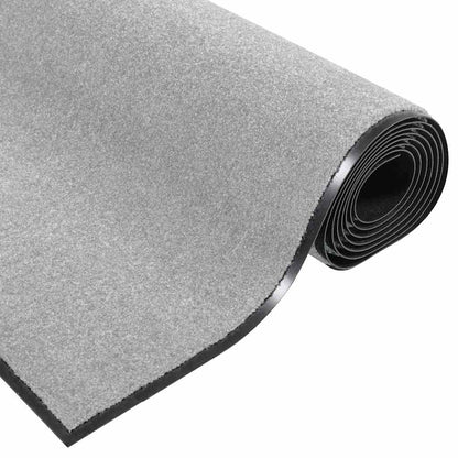 Fußmatte Grau und Schwarz 60 x 180 cm Polypropylen und Vinyl