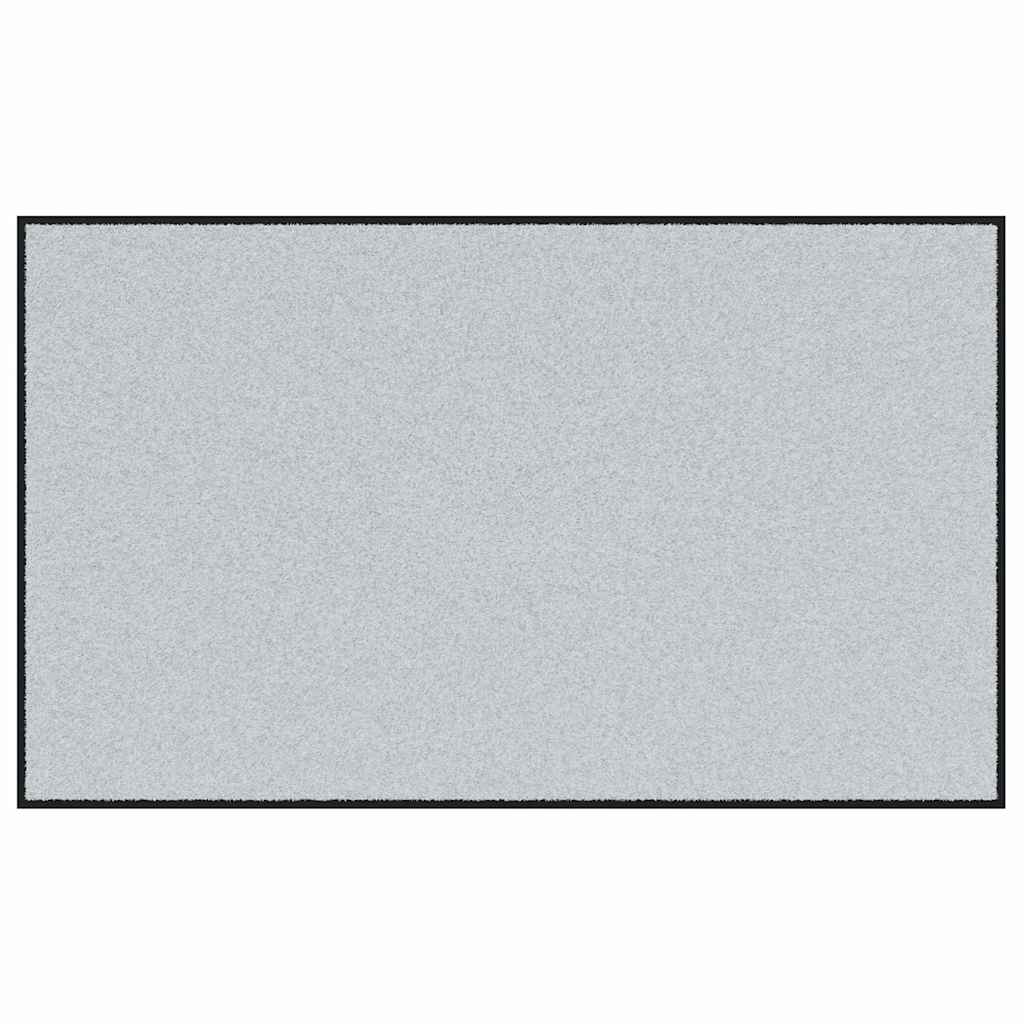 Fußmatte Grau und Schwarz 90 x 150 cm Polypropylen und Vinyl