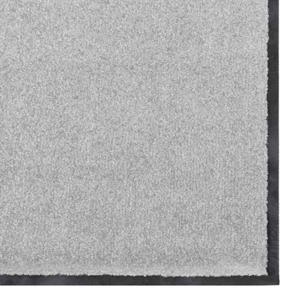 Fußmatte Grau und Schwarz 120 x 180 cm Polypropylen und Vinyl
