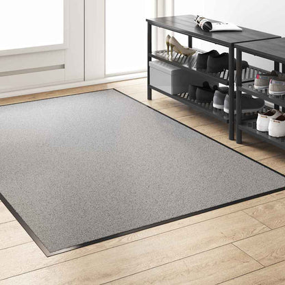 Fußmatte Grau und Schwarz 120 x 180 cm Polypropylen und Vinyl
