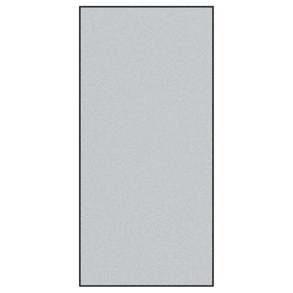 Fußmatte Grau und Schwarz 120 x 250 cm Polypropylen und Vinyl