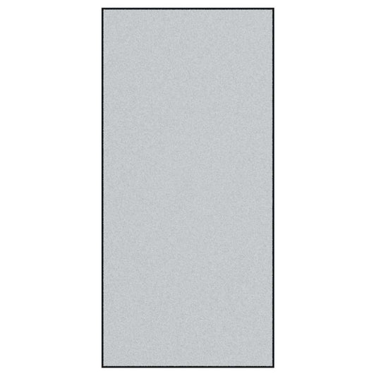 Fußmatte Grau und Schwarz 120 x 250 cm Polypropylen und Vinyl