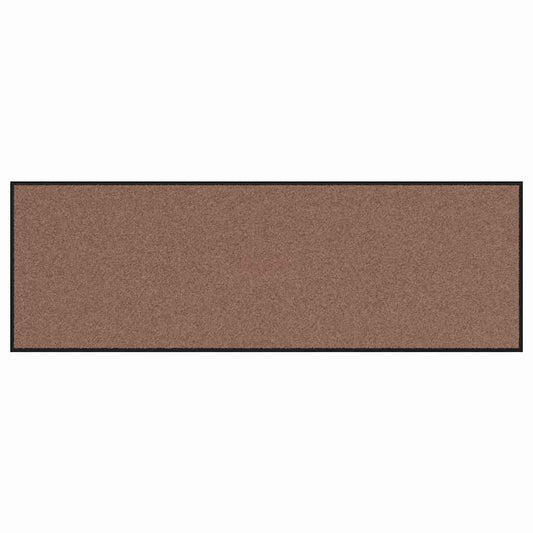 Fußmatte Braun und Schwarz 60 x 180 cm Polypropylen und Vinyl