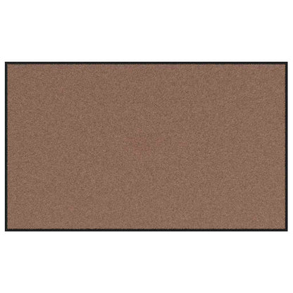 Fußmatte Braun und Schwarz 90 x 150 cm Polypropylen und Vinyl