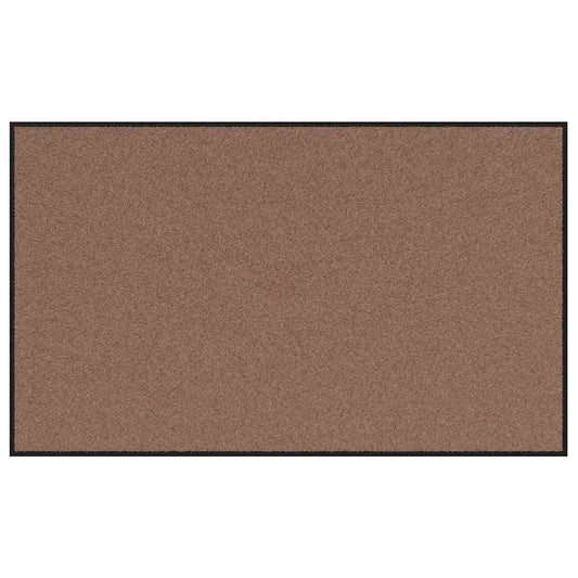 Fußmatte Braun und Schwarz 90 x 150 cm Polypropylen und Vinyl