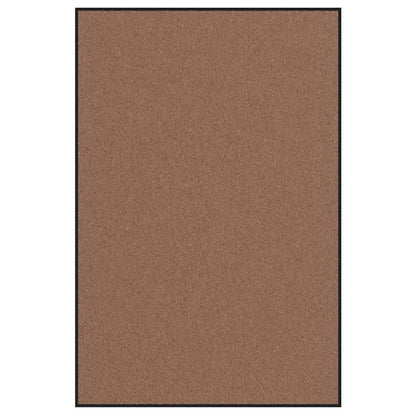 Fußmatte Braun und Schwarz 120 x 180 cm Polypropylen und Vinyl