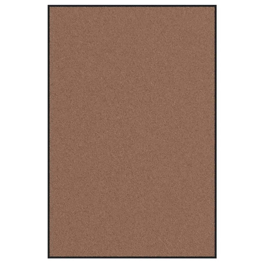 Fußmatte Braun und Schwarz 120 x 180 cm Polypropylen und Vinyl