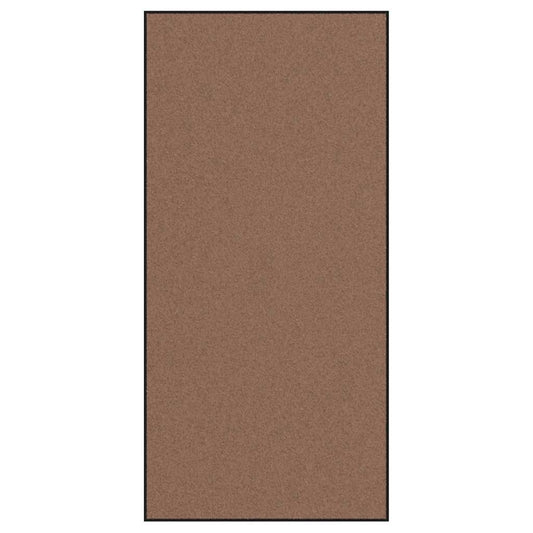 Fußmatte Braun und Schwarz 120 x 250 cm Polypropylen und Vinyl