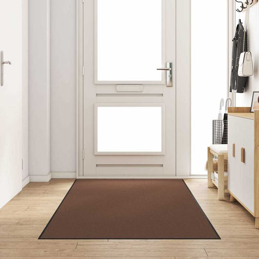 Fußmatte Braun und Schwarz 120 x 300 cm Polypropylen und Vinyl