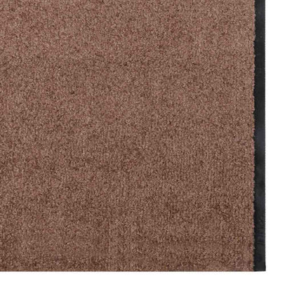 Fußmatte Braun und Schwarz 120 x 350 cm Polypropylen und Vinyl