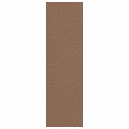 Fußmatte Braun und Schwarz 120 x 400 cm Polypropylen und Vinyl