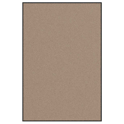 Fußmatte Beige und Schwarz 120 x 180 cm Polypropylen und Vinyl