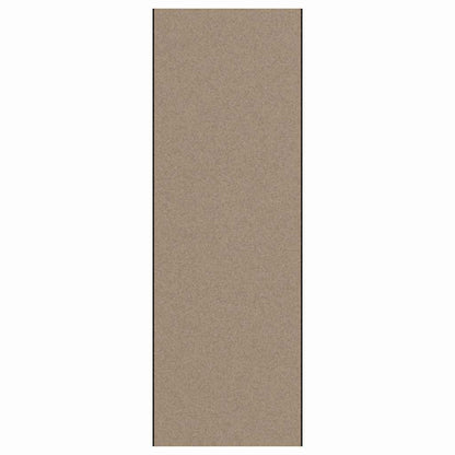 Fußmatte Beige und Schwarz 120 x 350 cm Polypropylen und Vinyl