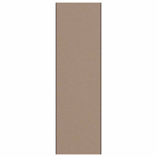 Fußmatte Beige und Schwarz 120 x 400 cm Polypropylen und Vinyl