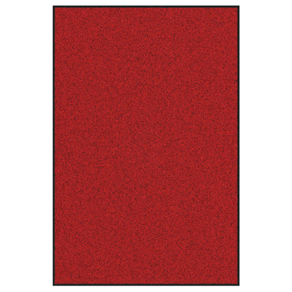 Fußmatte Rot und Schwarz 120 x 180 cm Polypropylen und Vinyl