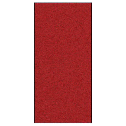 Fußmatte Rot und Schwarz 120 x 250 cm Polypropylen und Vinyl