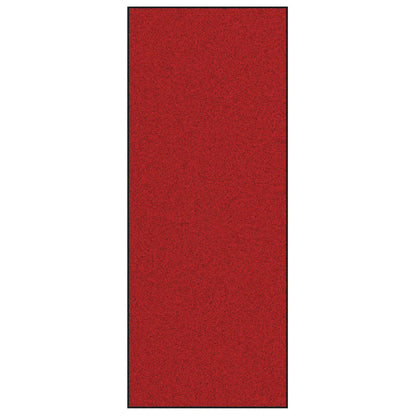 Fußmatte Rot und Schwarz 120 x 300 cm Polypropylen und Vinyl