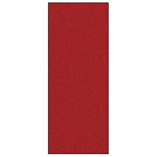Fußmatte Rot und Schwarz 120 x 300 cm Polypropylen und Vinyl
