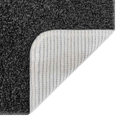 Teppich Dunkelgrau 200 x 200 cm Polypropylen