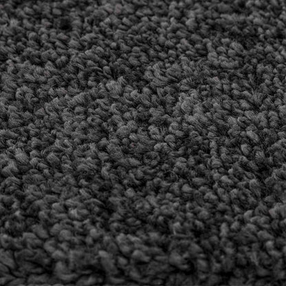 Teppich Dunkelgrau 200 x 200 cm Polypropylen