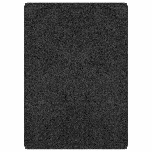 Teppich Dunkelgrau 240 x 340 cm Polypropylen