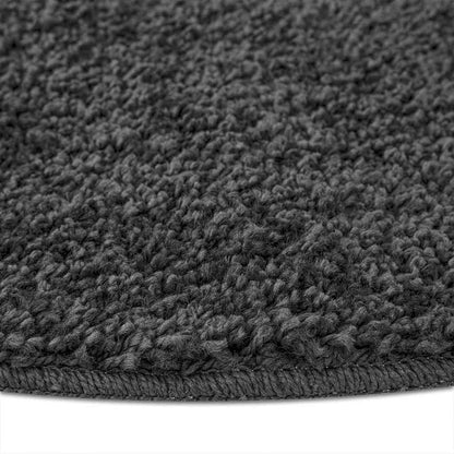Teppich Dunkelgrau 90 x 90 cm Polypropylen
