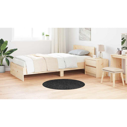 Teppich Dunkelgrau 90 x 90 cm Polypropylen
