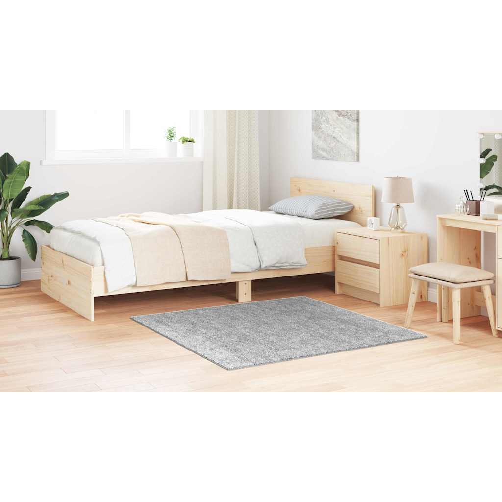 Teppich Grau 120 x 120 cm Polypropylen