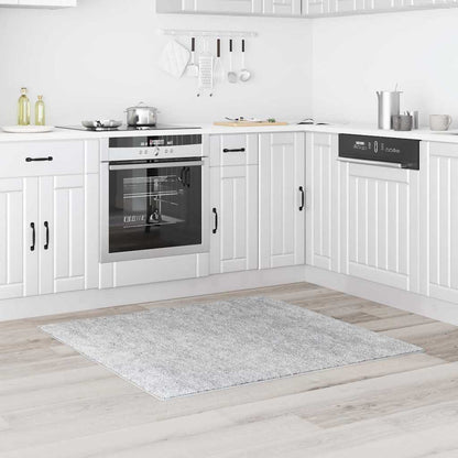 Teppich Grau 120 x 120 cm Polypropylen