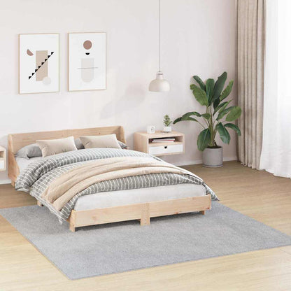 Teppich Grau 200 x 200 cm Polypropylen