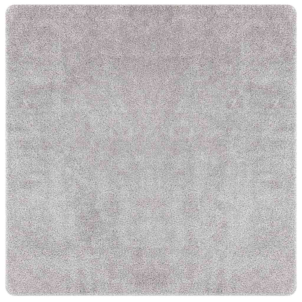 Teppich Grau 200 x 200 cm Polypropylen