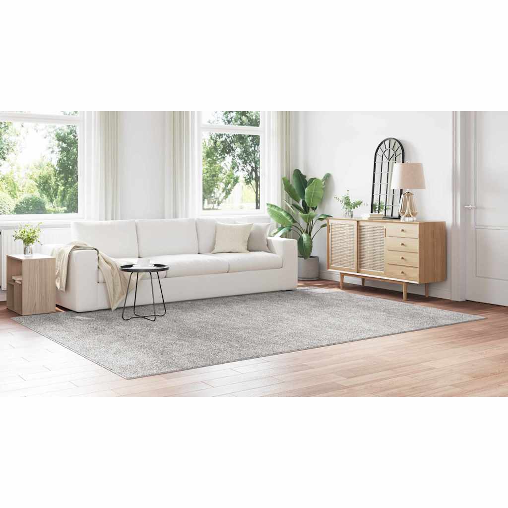 Teppich Grau 240 x 340 cm Polypropylen