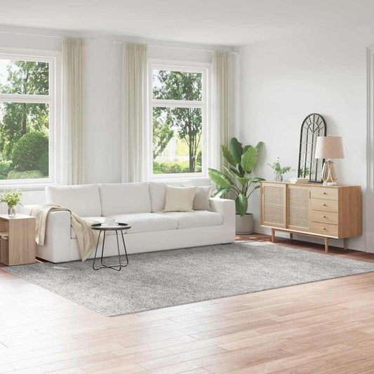 Teppich Grau 240 x 340 cm Polypropylen
