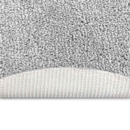 Teppich Grau 90 x 90 cm Polypropylen