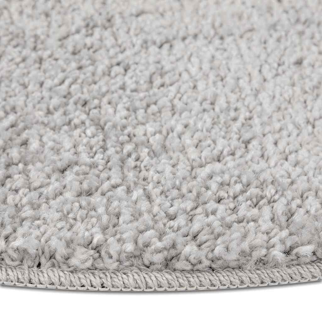 Teppich Grau 90 x 90 cm Polypropylen