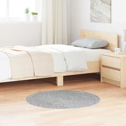 Teppich Grau 90 x 90 cm Polypropylen