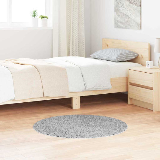 Teppich Grau 90 x 90 cm Polypropylen