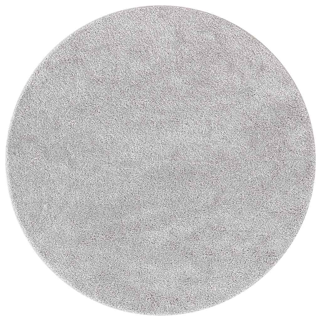 Teppich Grau 90 x 90 cm Polypropylen